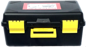 Black and yellow plastic case for Extreme Letterbox Tool Kit Visionary
