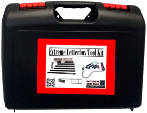 Black Plastic Tool Case for Extreme Letterbox Tool Kit